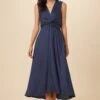 Olive Tencel Maxi Dress - Indigo -AGOLDE || CITIZENS OF HUMANITY Sales 9294 Olive Indigo 1