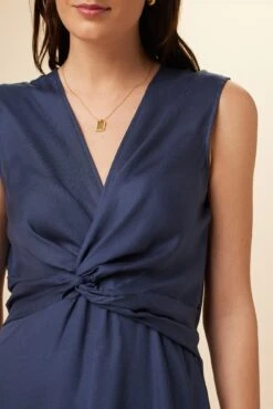 Olive Tencel Maxi Dress - Indigo -AGOLDE || CITIZENS OF HUMANITY Sales 9294 Olive Indigo 4