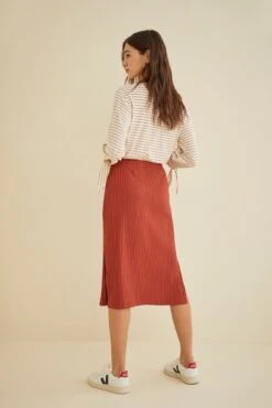 Vindy Paris Rib Skirt - Cinnamon -AGOLDE || CITIZENS OF HUMANITY Sales 9313VindySkirtCinnamon 1471 web f1a90c32 680a 4a81 815d ca31b6dcd940