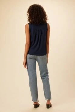 Hartley Reverie Slub Tank - Navy - ReAmour -AGOLDE || CITIZENS OF HUMANITY Sales 9317 Hartley Navy 3 0ea3f3a1 ff78 4535 9b0a ce248911cc1c