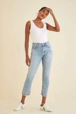 Mirabelle Dream Rib Tank - ReAmour -AGOLDE || CITIZENS OF HUMANITY Sales 9332 Mirabelle White 2640 web 452d1c5e a4cd 4488 8a72 968af88a995d