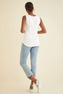 Mirabelle Dream Rib Tank - ReAmour -AGOLDE || CITIZENS OF HUMANITY Sales 9332 Mirabelle White 3757 web 90cd4622 1289 4f81 87f6 7b4bb6aab516