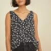 Ninette Washable Silk Tank - Pebble Dot Black - ReAmour -AGOLDE || CITIZENS OF HUMANITY Sales 9341 Ninette Black Pebble Dot 2004 web 5dad716a 24ef 4f24 a2fc 0419128152d4