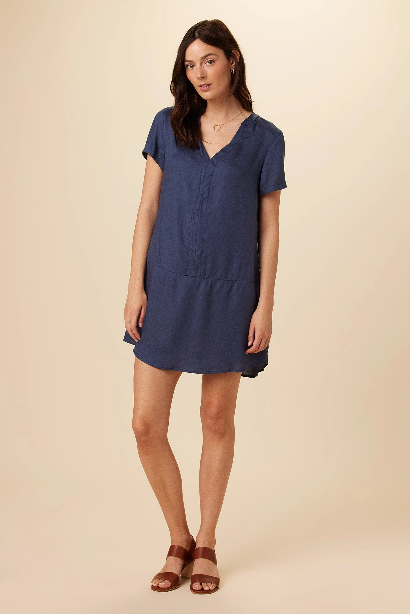 Zendaya Tencel Dress - Indigo 3 Zendaya Tencel Dress - Indigo