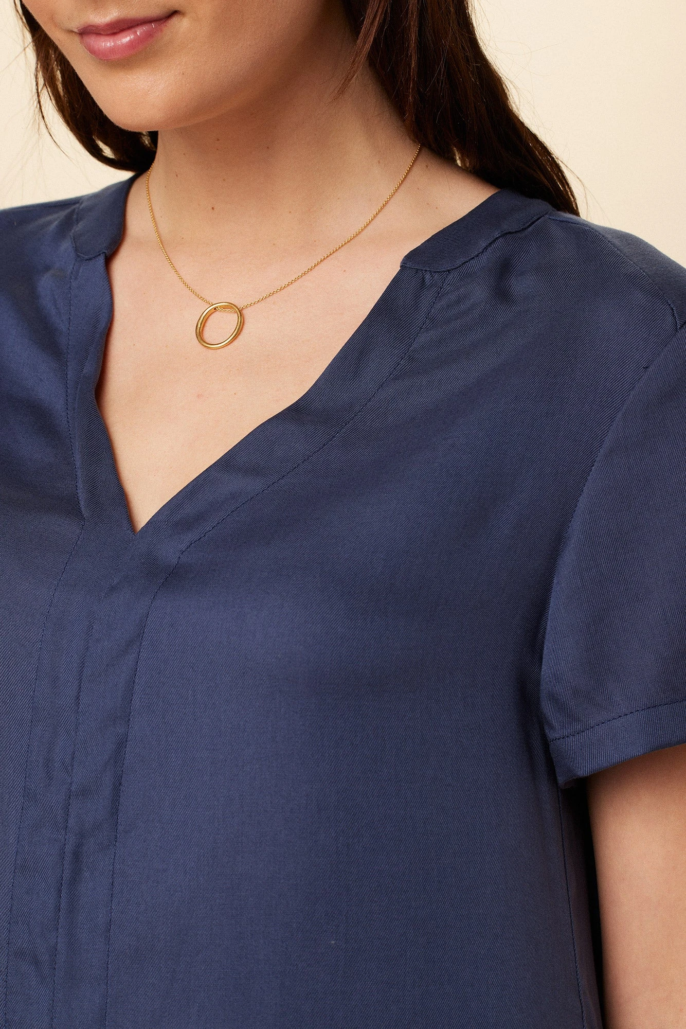 Zendaya Tencel Dress - Indigo 6 Zendaya Tencel Dress - Indigo - Image 4