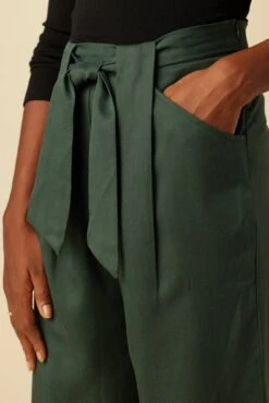 Eldora Tencel Wide Leg Pant - Darkest Spruce -AGOLDE || CITIZENS OF HUMANITY Sales 9360R1 Eldora Darkest Spruce 5