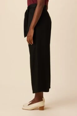 Eldora Tencel Wide Leg Pant - Black -AGOLDE || CITIZENS OF HUMANITY Sales 9360 Eldora Black 2