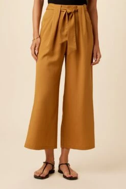 Eldora Tencel Wide Leg Pant - Camel -AGOLDE || CITIZENS OF HUMANITY Sales 9360 Eldora Tencel Camel 1 58bd1ae9 c4d9 44ab aa08 704ce6aa9b0f