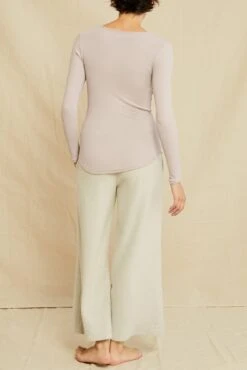 Itana Long Sleeve Dream Rib Tee - Dawn -AGOLDE || CITIZENS OF HUMANITY Sales 9456 Itana Dawn 0315 web 6b155219 7e63 459b 9643 f609697b4dfd