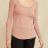 Itana Long Sleeve Dream Rib Tee - Quartz