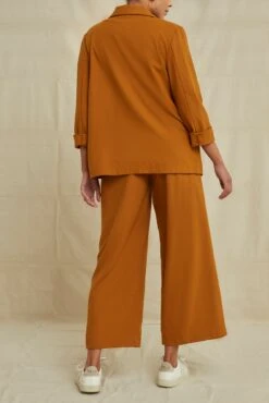 Patsy Silk Noil Pant - Golden Tan -AGOLDE || CITIZENS OF HUMANITY Sales 9571FullLengthPatsyGoldenTan 7729 web 7a50018d c713 4c33 b20d fb978a0d2749