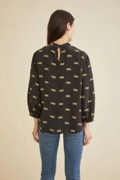 Endora Washable Silk Blouse - Jaguar -AGOLDE || CITIZENS OF HUMANITY Sales 9603 Endora Jaguar 1607 web ab38658c d37e 4fb5 966c 9837dcd0347b