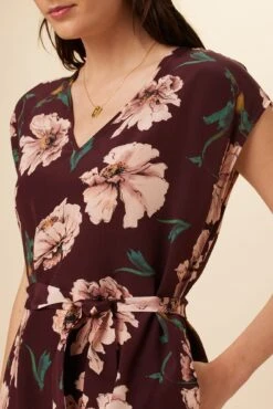 Cindra Washable Silk Midi Dress - Paysage Sepia -AGOLDE || CITIZENS OF HUMANITY Sales 9674 Cindra Paysage Sepia 4