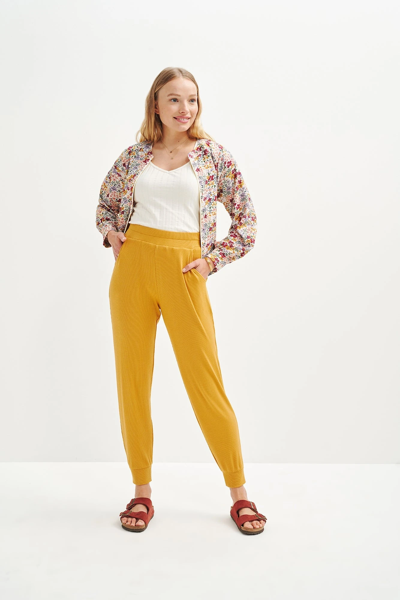 Skylar Dream Rib Joggers - Chai 3 Skylar Dream Rib Joggers - Chai