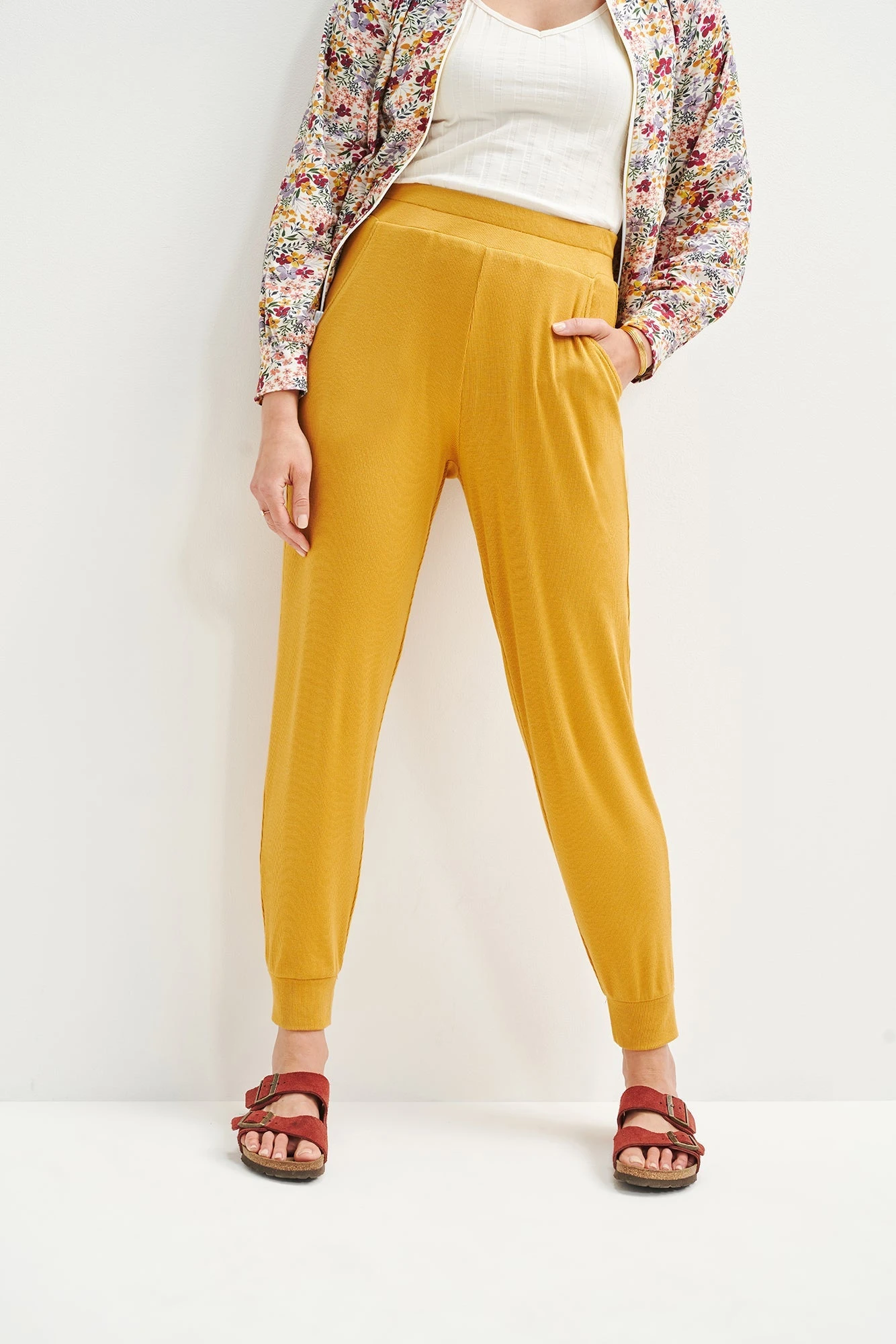 Skylar Dream Rib Joggers - Chai 4 Skylar Dream Rib Joggers - Chai - Image 2