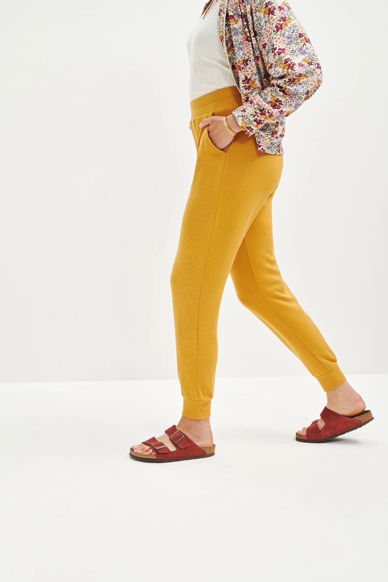 Skylar Dream Rib Joggers - Chai 5 Skylar Dream Rib Joggers - Chai - Image 3