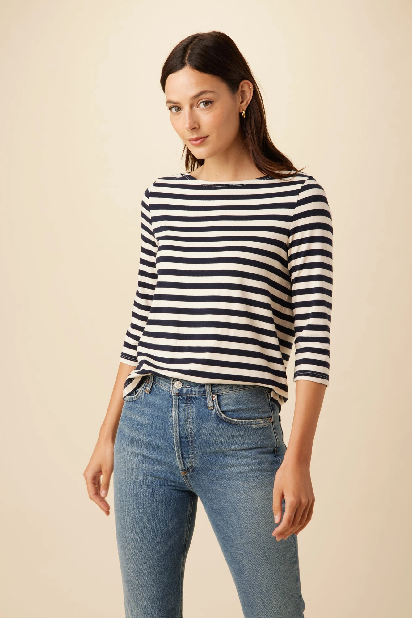 Cecelia Reverie Knit Tee - Paris Stripe 3 Cecelia Reverie Knit Tee - Paris Stripe