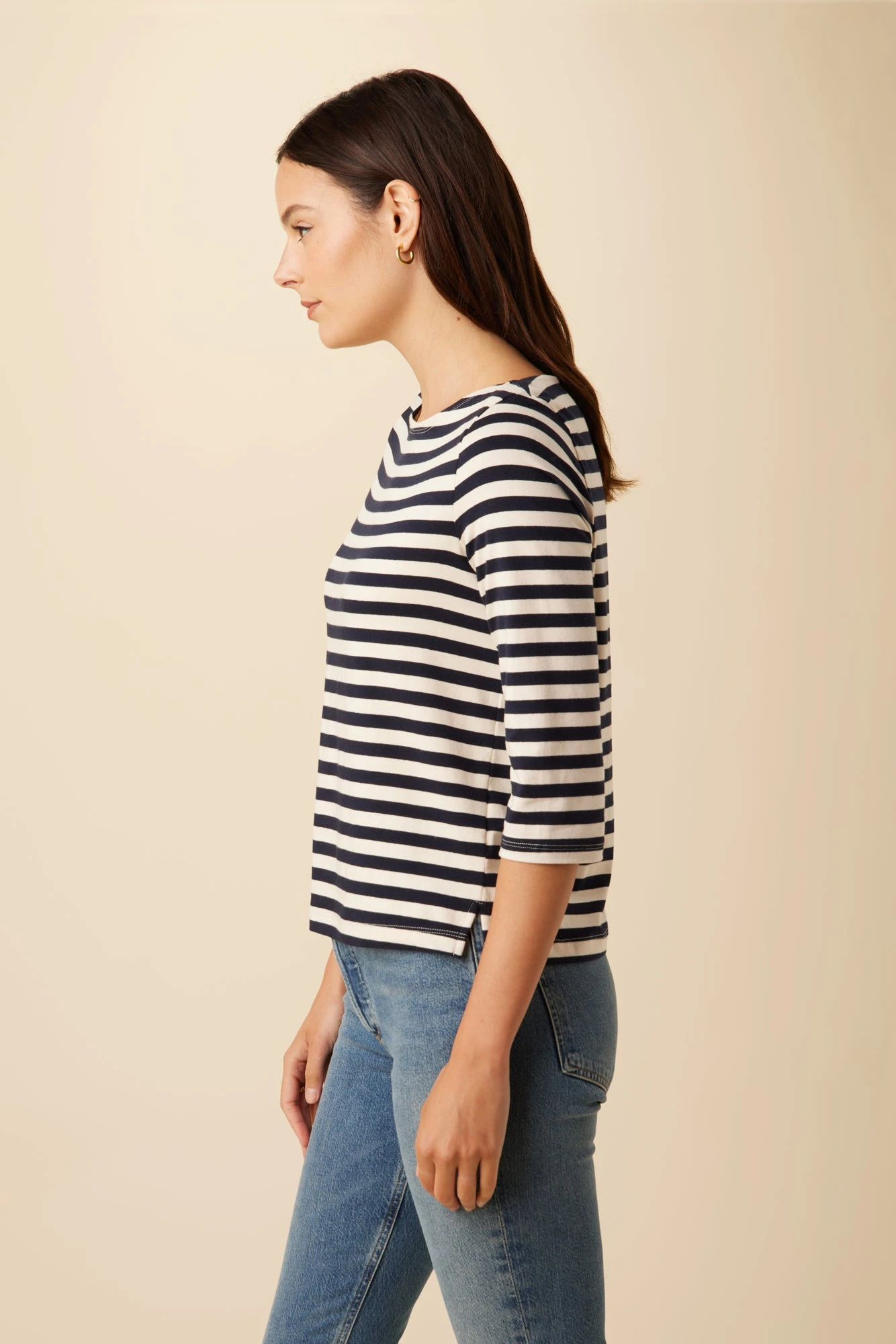 Cecelia Reverie Knit Tee - Paris Stripe 4 Cecelia Reverie Knit Tee - Paris Stripe - Image 2