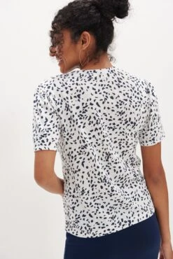 Odilia Reverie Slub Tee - Lucy Dot White -AGOLDE || CITIZENS OF HUMANITY Sales 9828 Odilia Slub Lucy Dot White 5331 Web 9904cdce 8ddc 47de ad5c 95d7f9b1d545