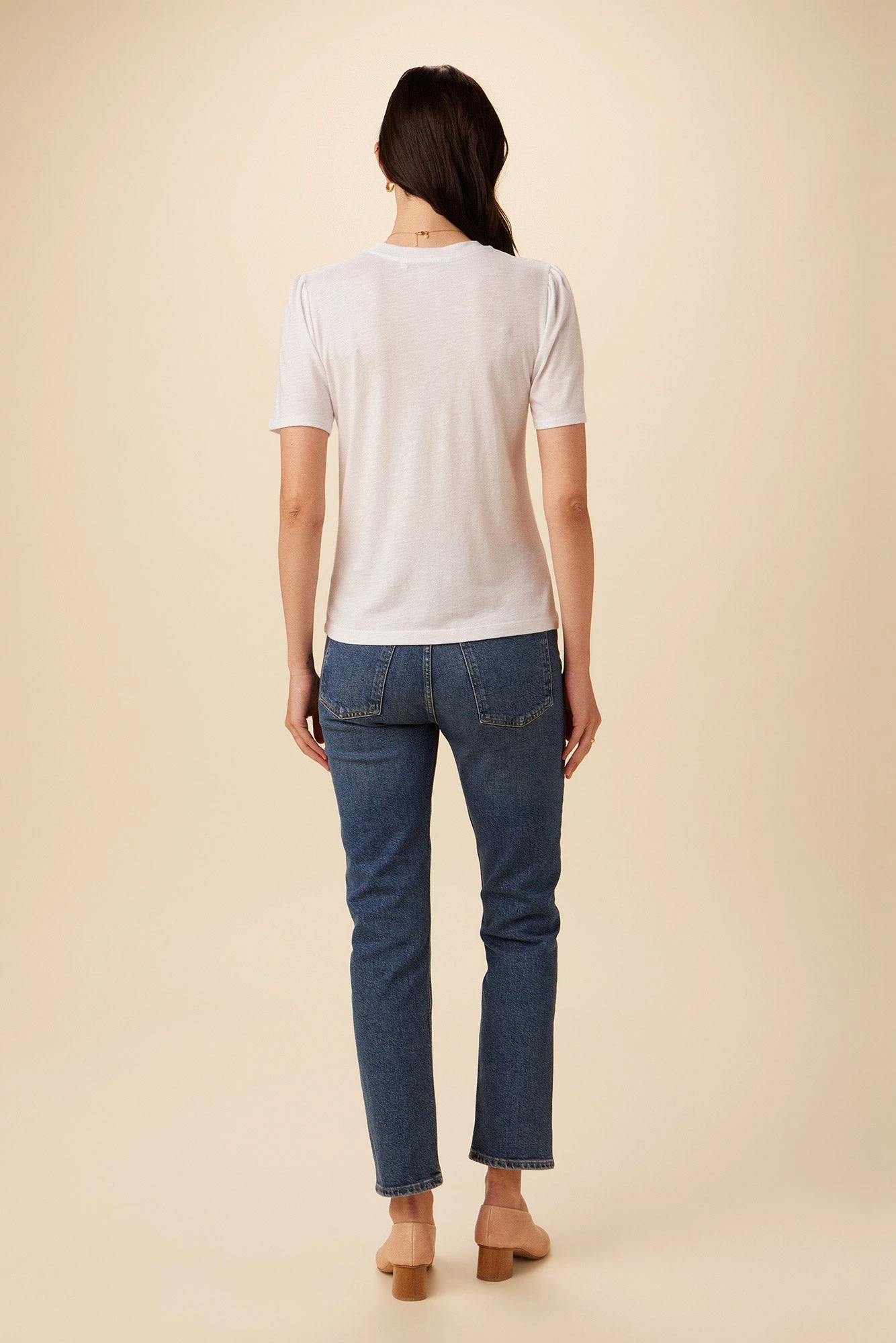 Odilia Reverie Slub Tee - White 5 Odilia Reverie Slub Tee - White - Image 3