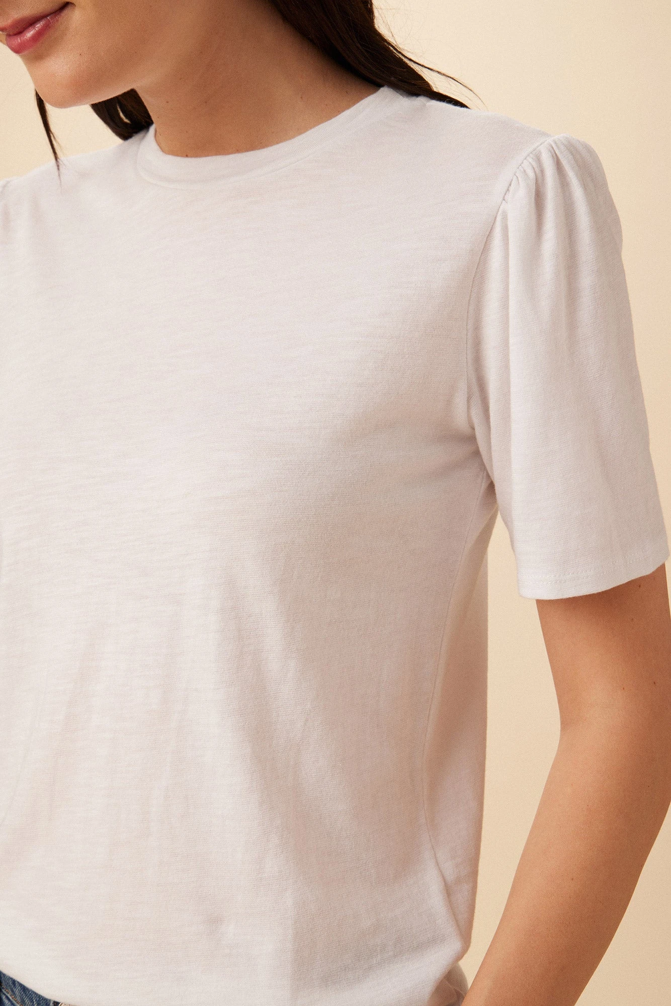 Odilia Reverie Slub Tee - White 6 Odilia Reverie Slub Tee - White - Image 4