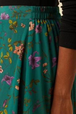 Blaze Washable Silk Skirt - Genoa Floral -AGOLDE || CITIZENS OF HUMANITY Sales 9838 Blaze Genoa Floral 5