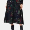Blaze Washable Silk Skirt - Osaka Floral