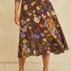 Blaze Washable Silk Skirt - Palermo Print -AGOLDE || CITIZENS OF HUMANITY Sales 9838 Blaze Washable Silk Palermo Print 2261 web f2699da9 b288 40d5 82e3 61168d374714