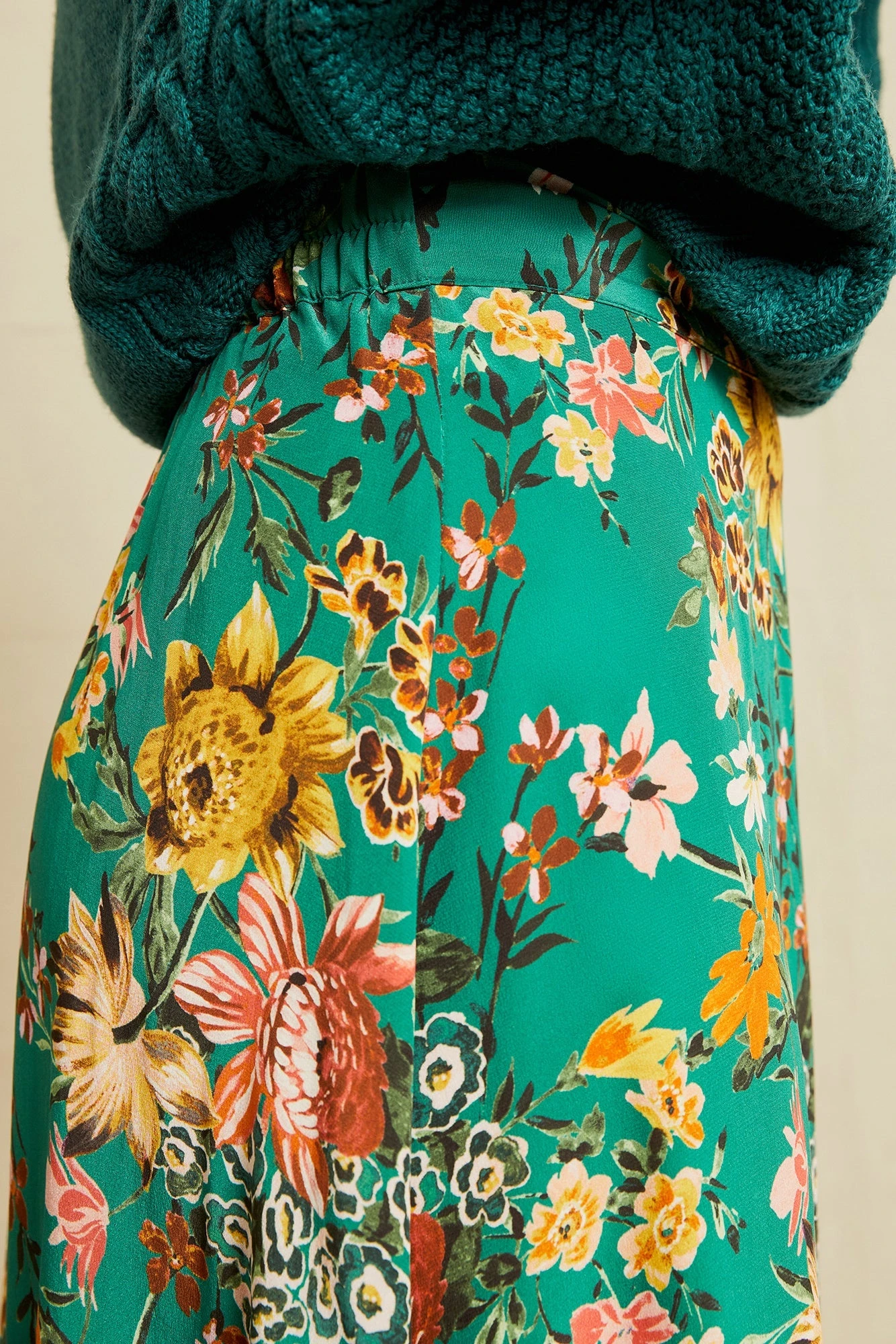 Blaze Washable Silk Skirt - Rosalind Floral 8 Blaze Washable Silk Skirt - Rosalind Floral - Image 6