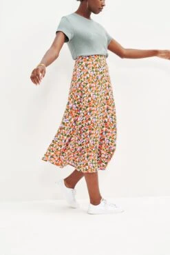 Blaze Washable Silk Skirt - Seaside Floral -AGOLDE || CITIZENS OF HUMANITY Sales 9838 Blaze Washable Silk Seaside Floral 2199 web 24e2dfe2 0af2 4256 925a c48835a9425a