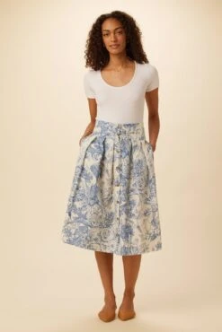 Mariah Organic Cotton Skirt - Cotswolds -AGOLDE || CITIZENS OF HUMANITY Sales 9860 Mariah Cotswolds 5