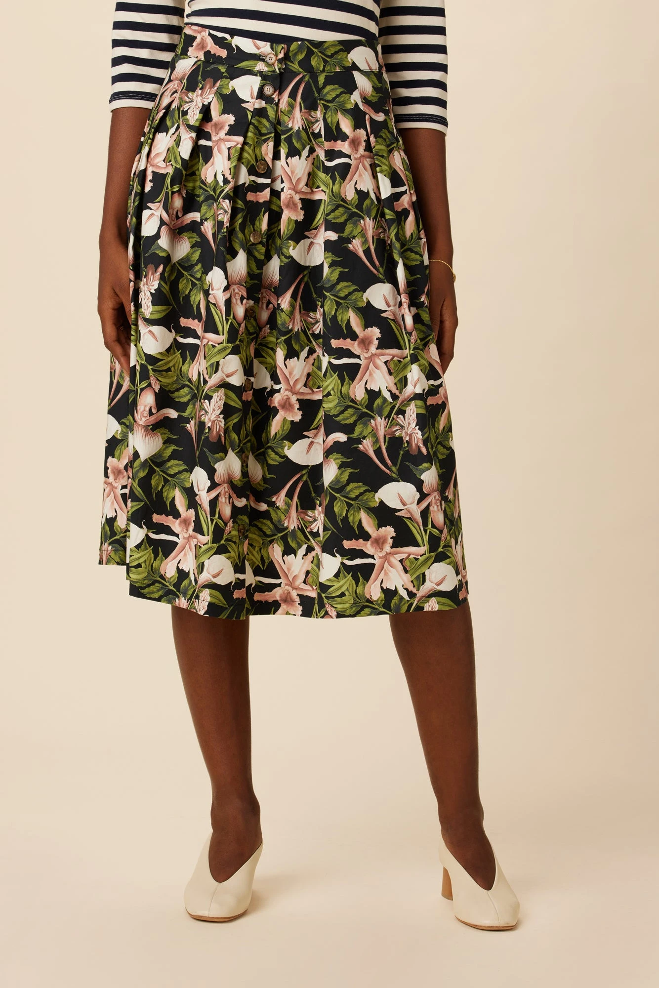 Mariah Organic Cotton Skirt - Lily 3 Mariah Organic Cotton Skirt - Lily