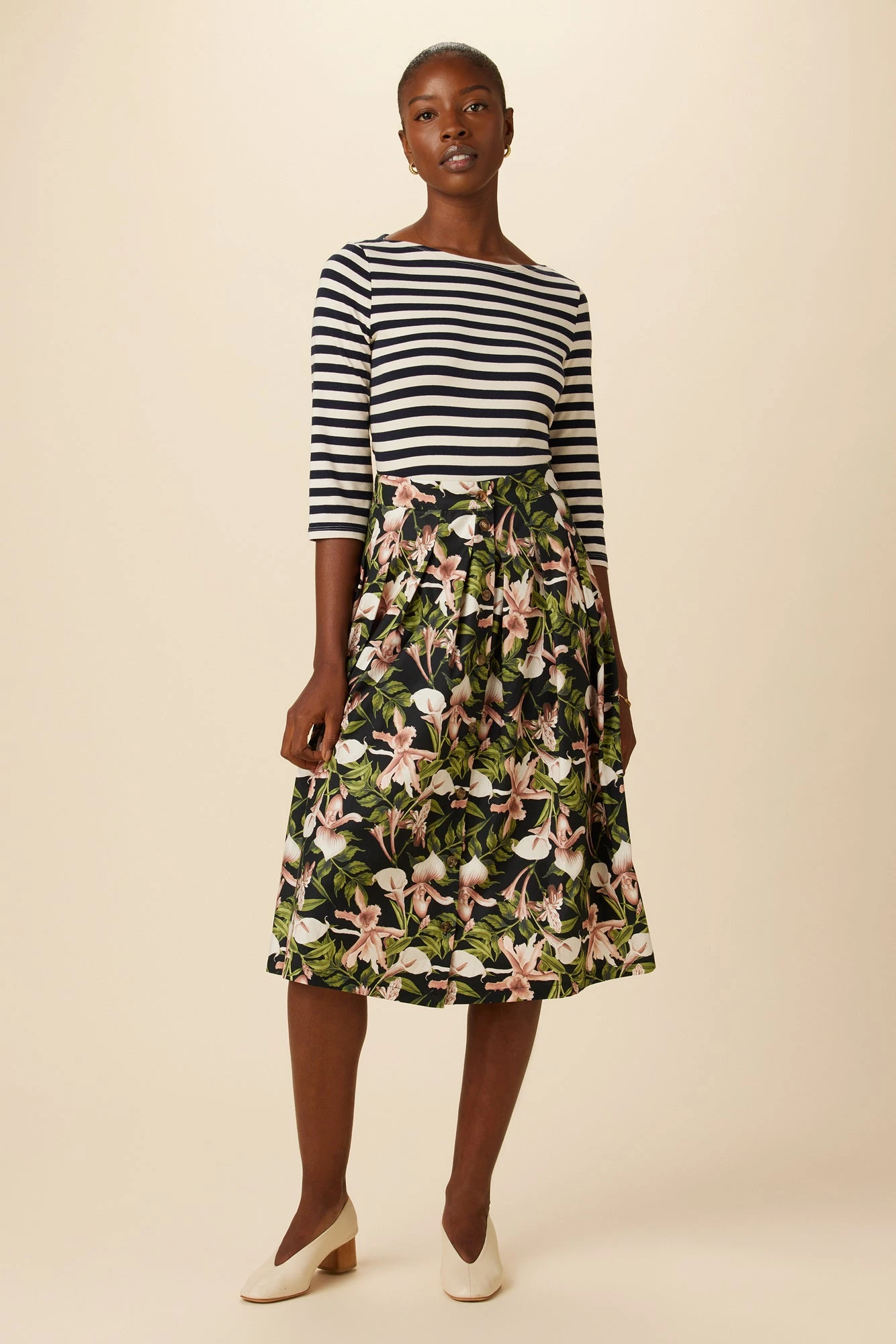 Mariah Organic Cotton Skirt - Lily 4 Mariah Organic Cotton Skirt - Lily - Image 2