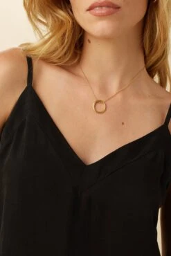 Barlow Cottonseed Cupro Cami - Black - ReAmour -AGOLDE || CITIZENS OF HUMANITY Sales 9887 Barlow Black 4 dd2eeef8 9d89 48ee ab18 ca9fe0809299