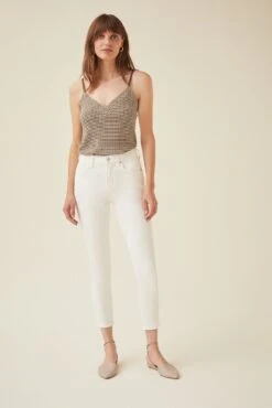 Barlow Scallop Knit Cami 15 Barlow Scallop Knit Cami -AGOLDE || CITIZENS OF HUMANITY Sales 9914 BARLOW KNIT OLIVE 0175 web