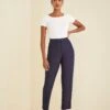 Dava Silk Noil Pants - Navy - ReAmour -AGOLDE || CITIZENS OF HUMANITY Sales Dava Pant 2372 web 56029b7f e681 4afc a0e1 292d55a30e87