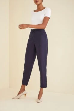 Dava Silk Noil Pants - Navy - ReAmour 18 Dava Silk Noil Pants - Navy - ReAmour -AGOLDE || CITIZENS OF HUMANITY Sales Dava Pant 2391 web 0cbc32a1 427c 49c2 8ea0 f06b3f253227