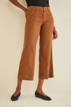 Annabelle Wide Leg Cropped Pant - Tobacco -AGOLDE || CITIZENS OF HUMANITY Sales LEVEL 99 Annabelle Wide Leg Crop Tobacco 1339 web 2053810c 48b0 45db a539 30ee55ecc64e