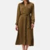 Joyce Dress - Bronzed Olive 2 Joyce Dress - Bronzed Olive -AGOLDE || CITIZENS OF HUMANITY Sales LS Joyce Bronzed Olive 1