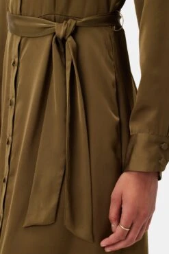 Joyce Dress - Bronzed Olive -AGOLDE || CITIZENS OF HUMANITY Sales LS Joyce Bronzed Olive 5