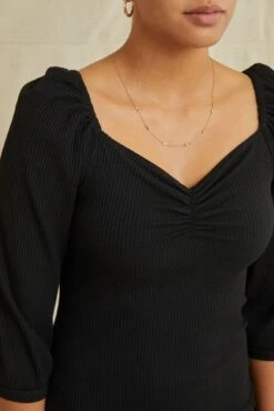 Ingrid Paris Rib Dress - Black -AGOLDE || CITIZENS OF HUMANITY Sales MmXbFk6w 8245764a 1086 4e39 ad2e 59243de964d4