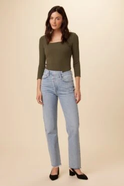 AGOLDE Criss Cross Straight Jean - Dimension -AGOLDE || CITIZENS OF HUMANITY Sales TBD Criss Cross Straight Dimension 6