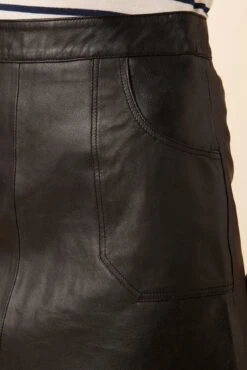 Deadwood Lena Mini Skirt - Black -AGOLDE || CITIZENS OF HUMANITY Sales TBD Lena Black 4