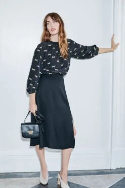 Endora Washable Silk Blouse - Jaguar -AGOLDE || CITIZENS OF HUMANITY Sales endora marketing 48c1613e 6b23 49b1 ab82 5c83a9e75c5b