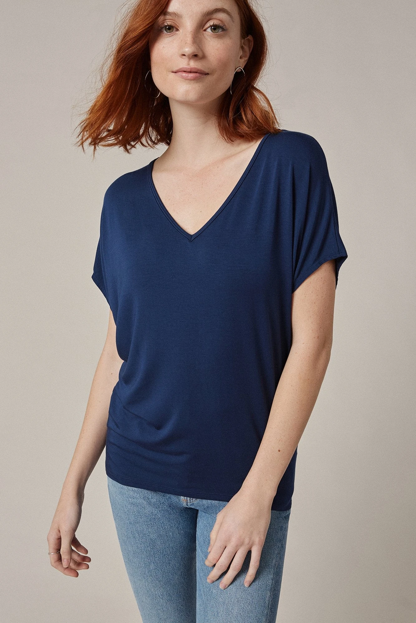 Mayr Dream Knit Tee - Navy 3 Mayr Dream Knit Tee - Navy