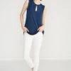 Melis Keyhole Tank - Navy - ReAmour -AGOLDE || CITIZENS OF HUMANITY Sales melis navy 023 LEADw