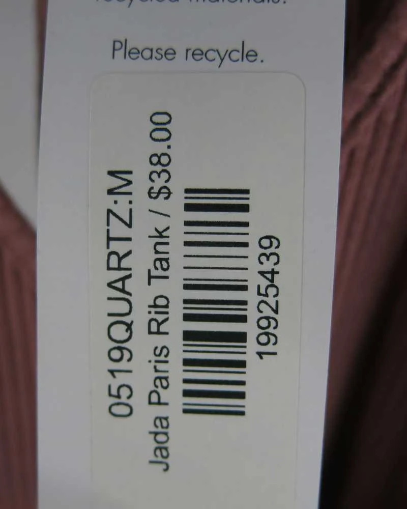 Jada Paris Rib Tank - Quartz - ReAmour 9 Jada Paris Rib Tank - Quartz - ReAmour - Image 7