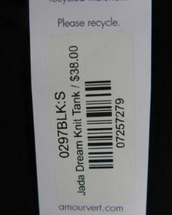 Jada Dream Knit Tank - Black - ReAmour -AGOLDE || CITIZENS OF HUMANITY Sales recurate submission 27516