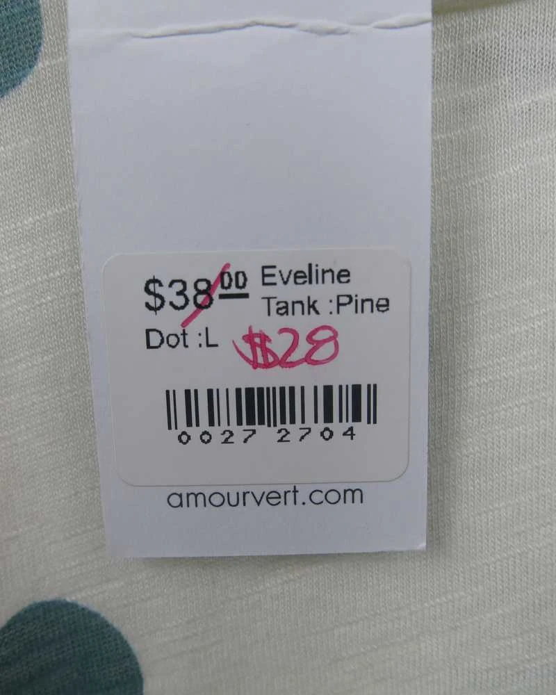 Eveline Slub Tank - Denim Dot - ReAmour 9 Eveline Slub Tank - Denim Dot - ReAmour - Image 7